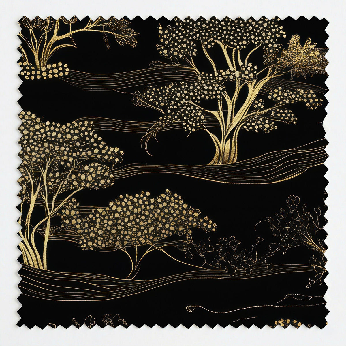 Nightfall - Fabric - Painted Paper