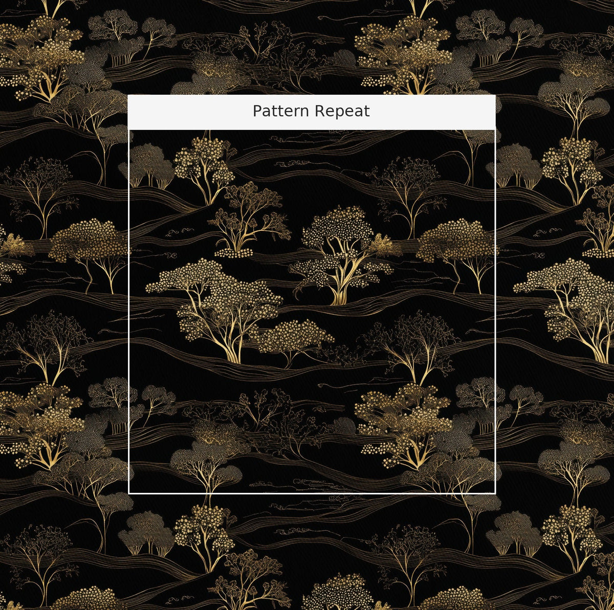 Nightfall - Fabric - Painted Paper