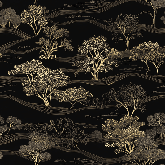 Nightfall Wallpaper - Painted Paper