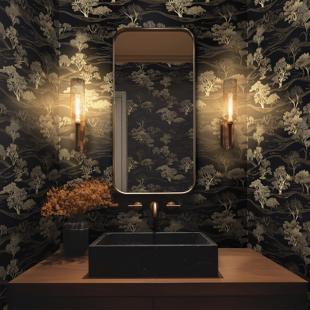 Nightfall Wallpaper - Painted Paper