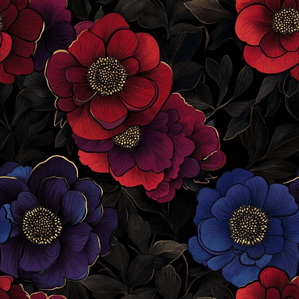 Nightshade Noir - Painted Paper