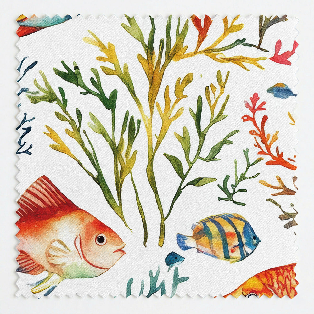 Nina - Fabric - Painted Paper