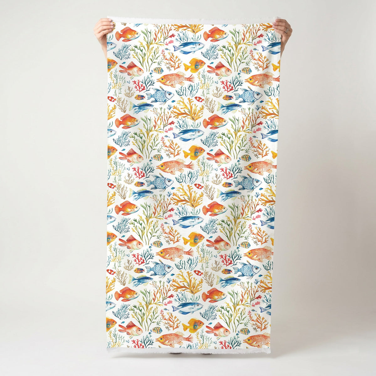 Nina - Fabric - Painted Paper