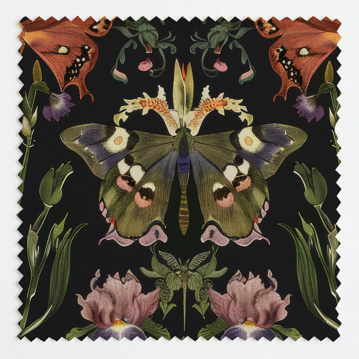 Nocturne Meadow - Fabric - Painted Paper