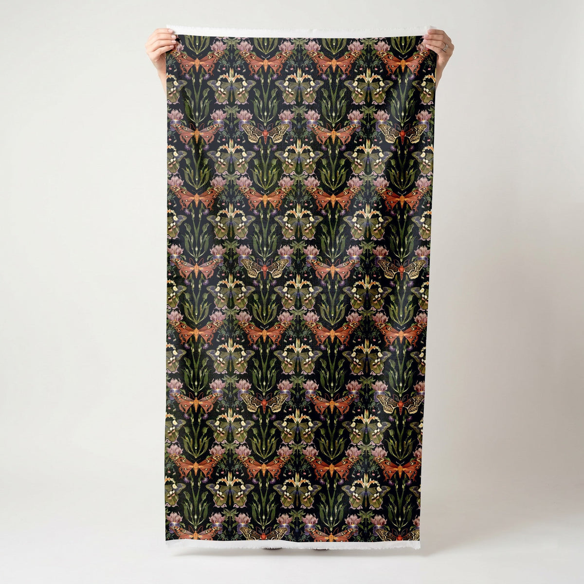Nocturne Meadow - Fabric - Painted Paper