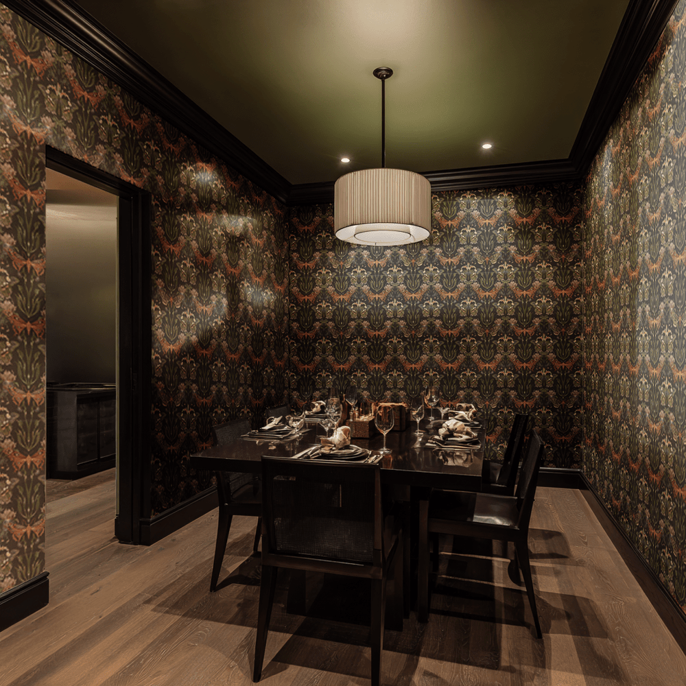 Nocturne Meadow Wallpaper - Painted Paper