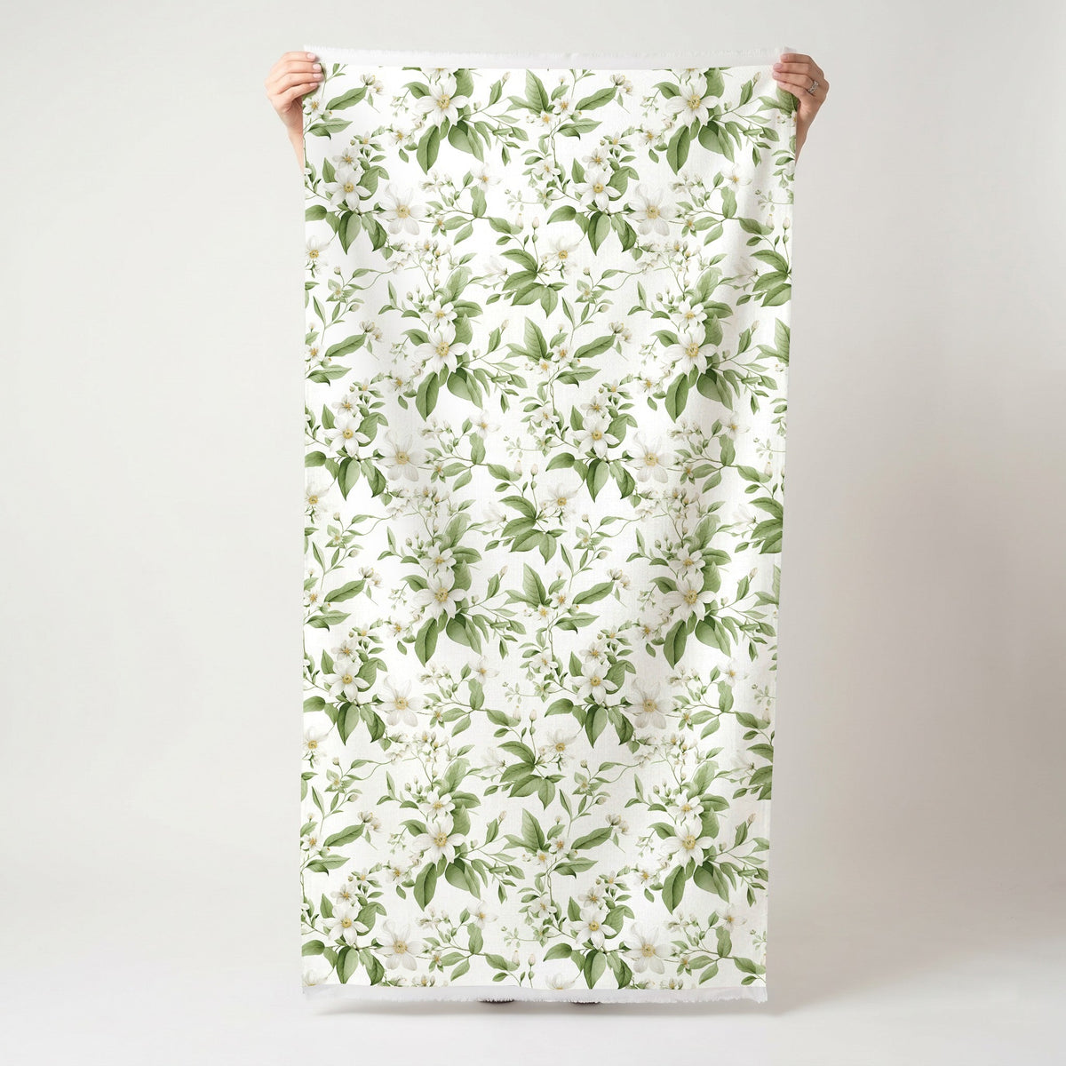Nora Floral - Fabric - Painted Paper