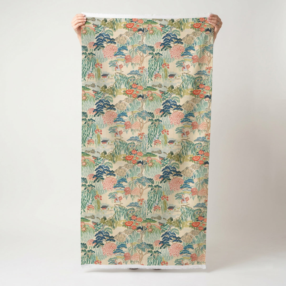 Nostalgic Garden 1 - Fabric - Painted Paper