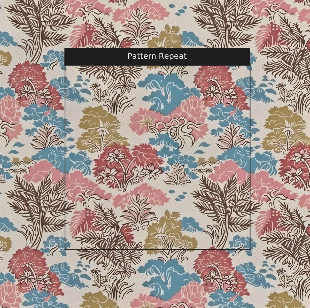 Nostalgic Garden 2 - Fabric - Painted Paper
