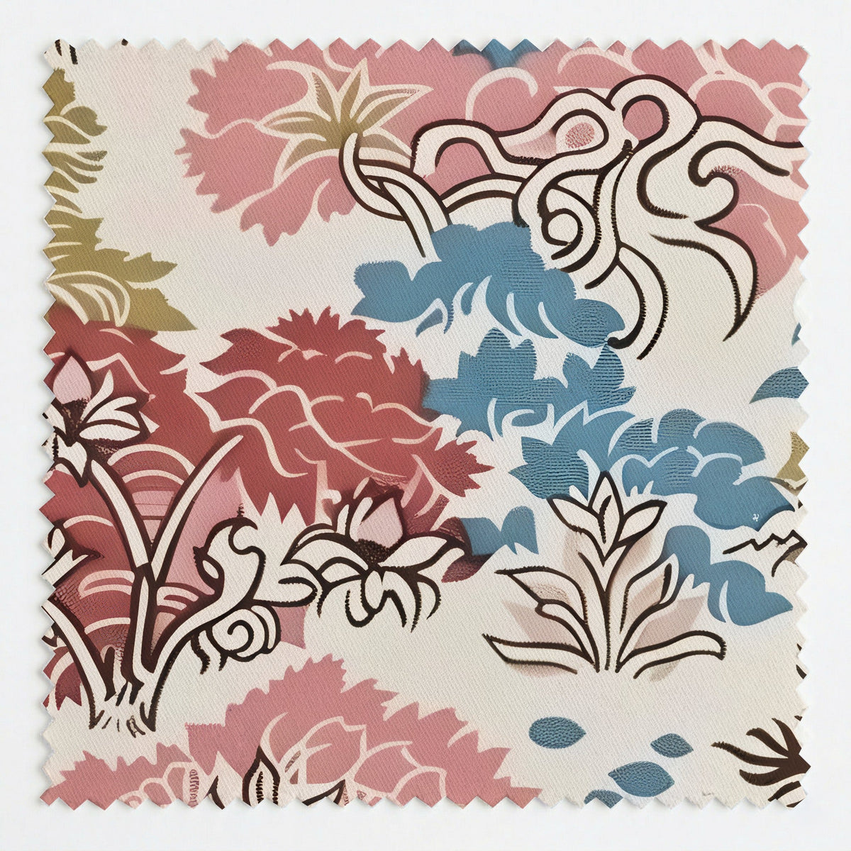 Nostalgic Garden 2 - Fabric - Painted Paper