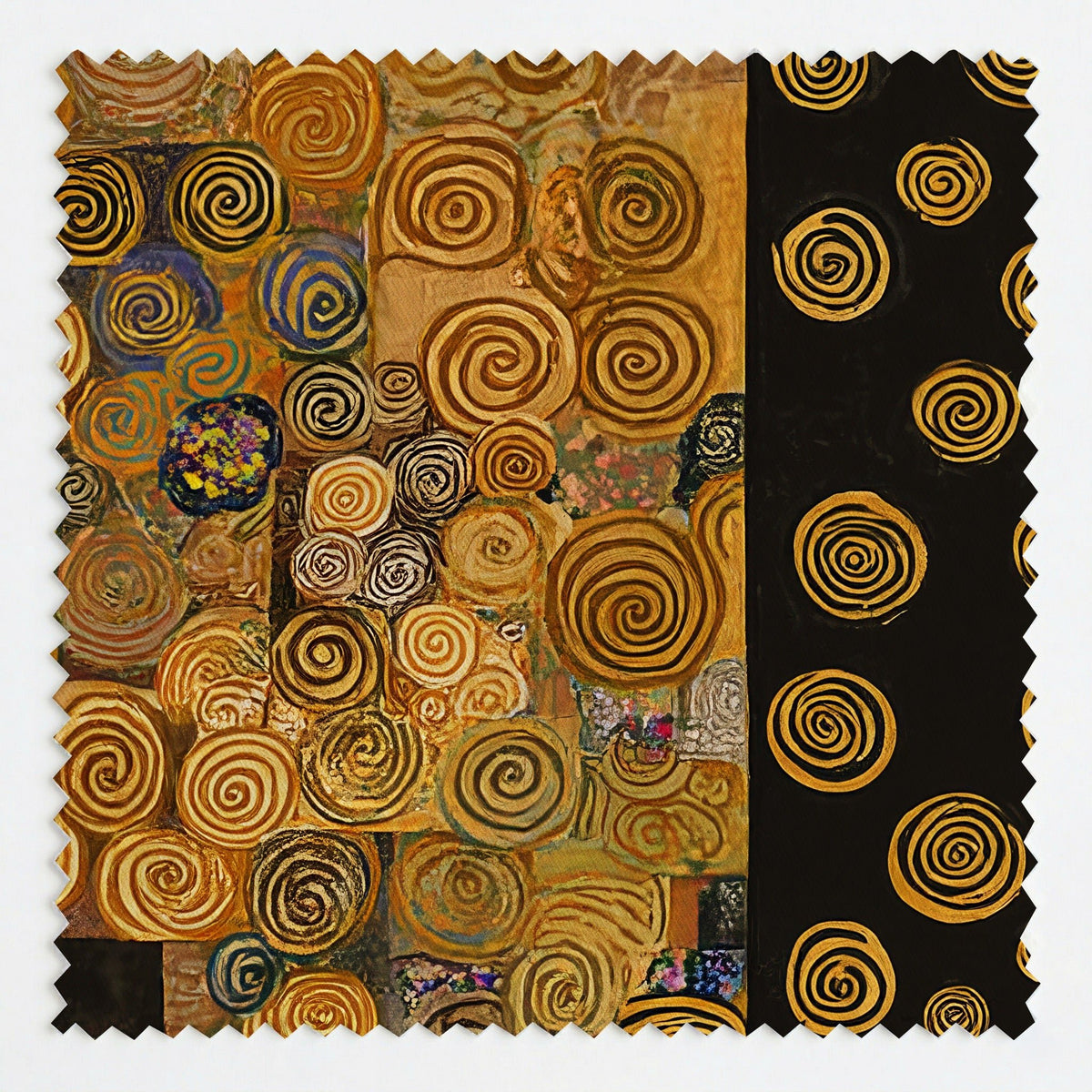 Nouveau - Fabric - Painted Paper