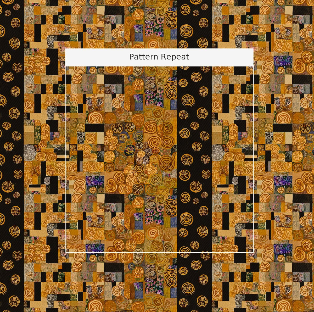 Nouveau - Fabric - Painted Paper