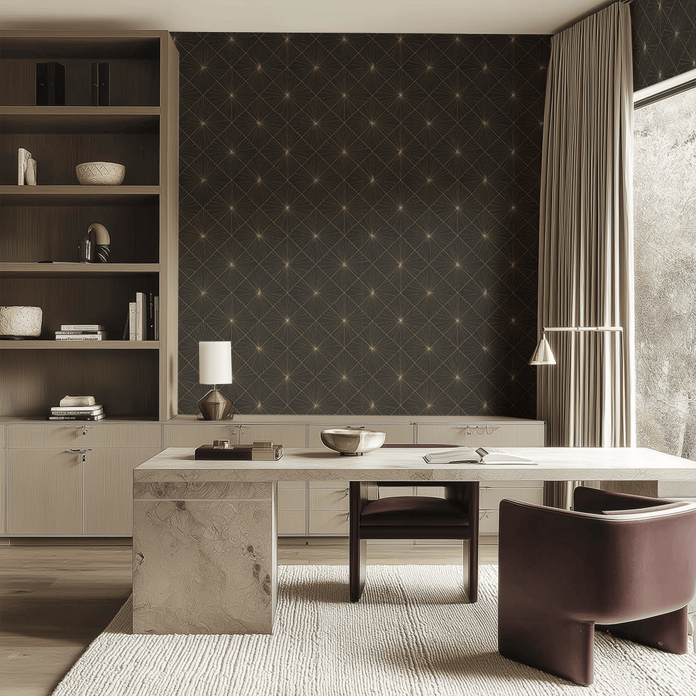 Nova Lattice Wallpaper - Painted Paper