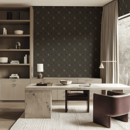 Nova Lattice Wallpaper - Painted Paper