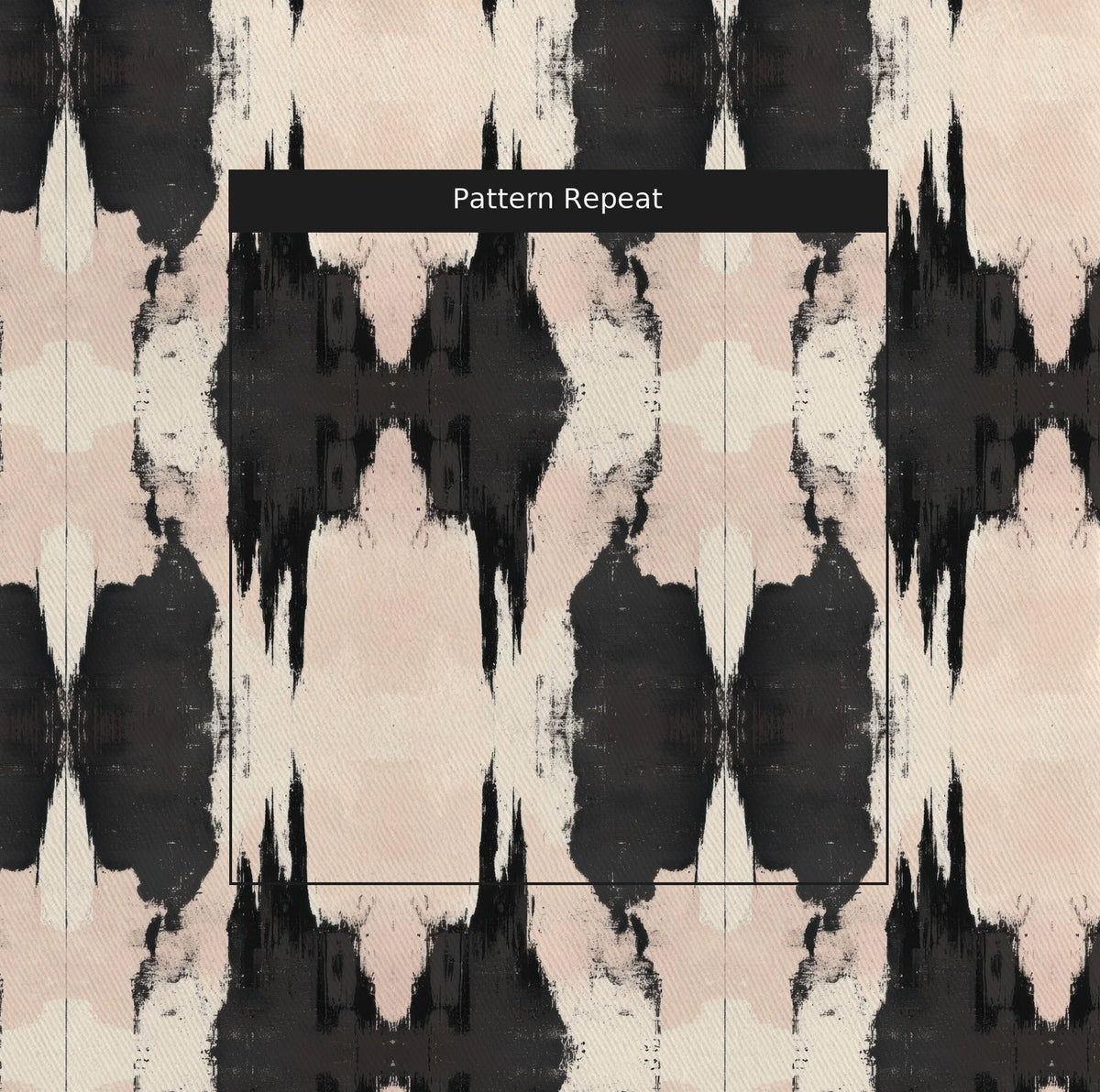 Obsidian Fade - Fabric - Painted Paper