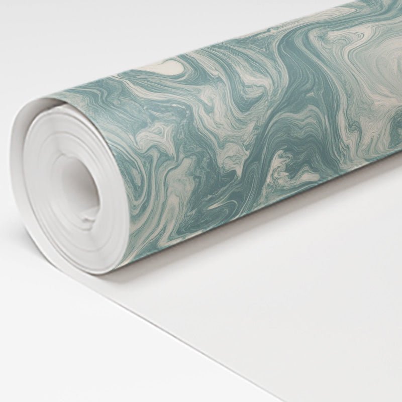 Ocean Marble - Painted Paper