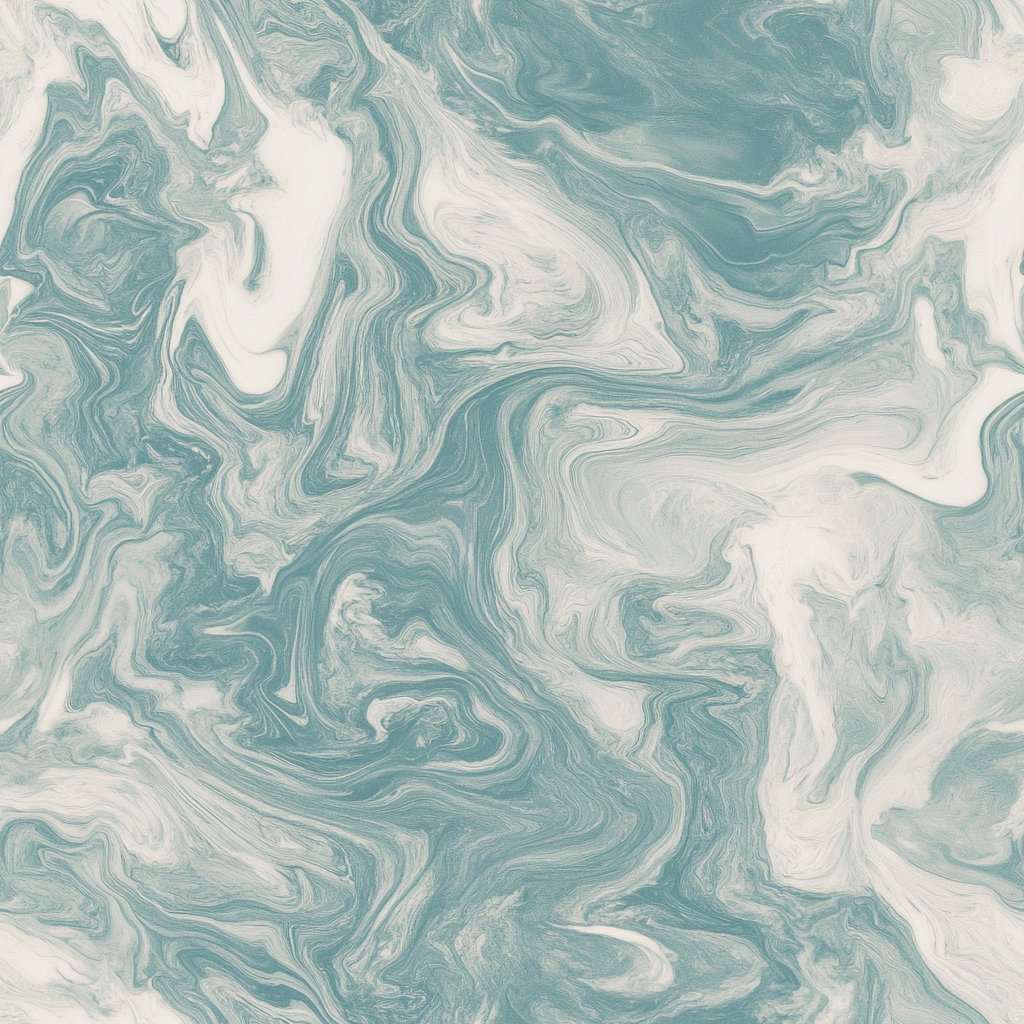 Ocean Marble - Painted Paper
