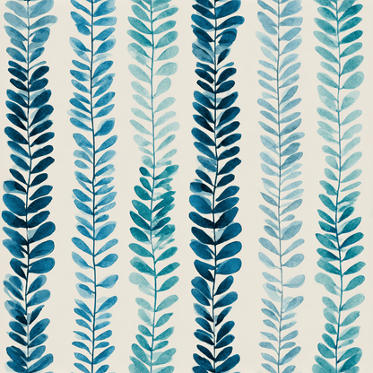 Ocean Vine Wallpaper - Painted Paper