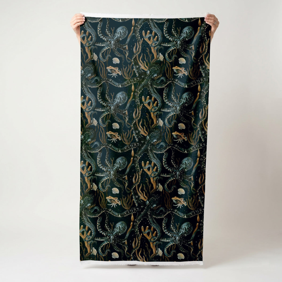 Octopus Garden - Fabric - Painted Paper