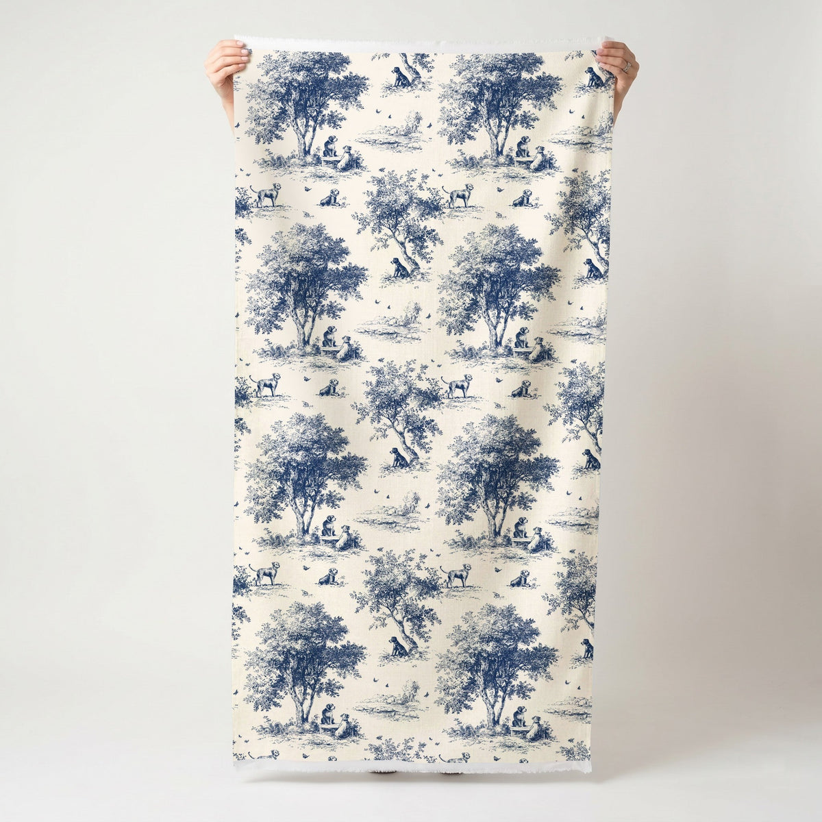 Off Duty Dogs - Fabric - Painted Paper
