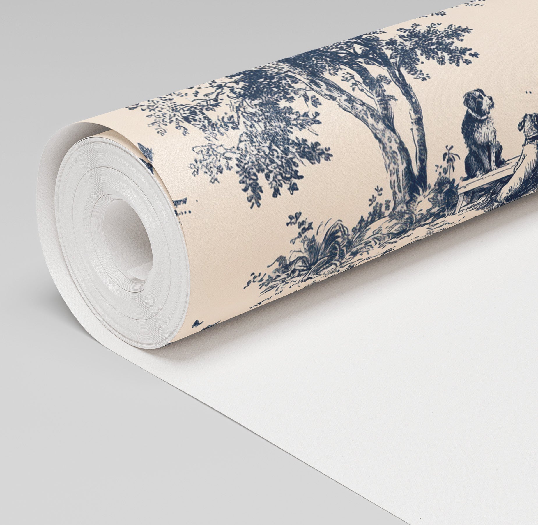 Off Duty Dogs Wallpaper - Painted Paper