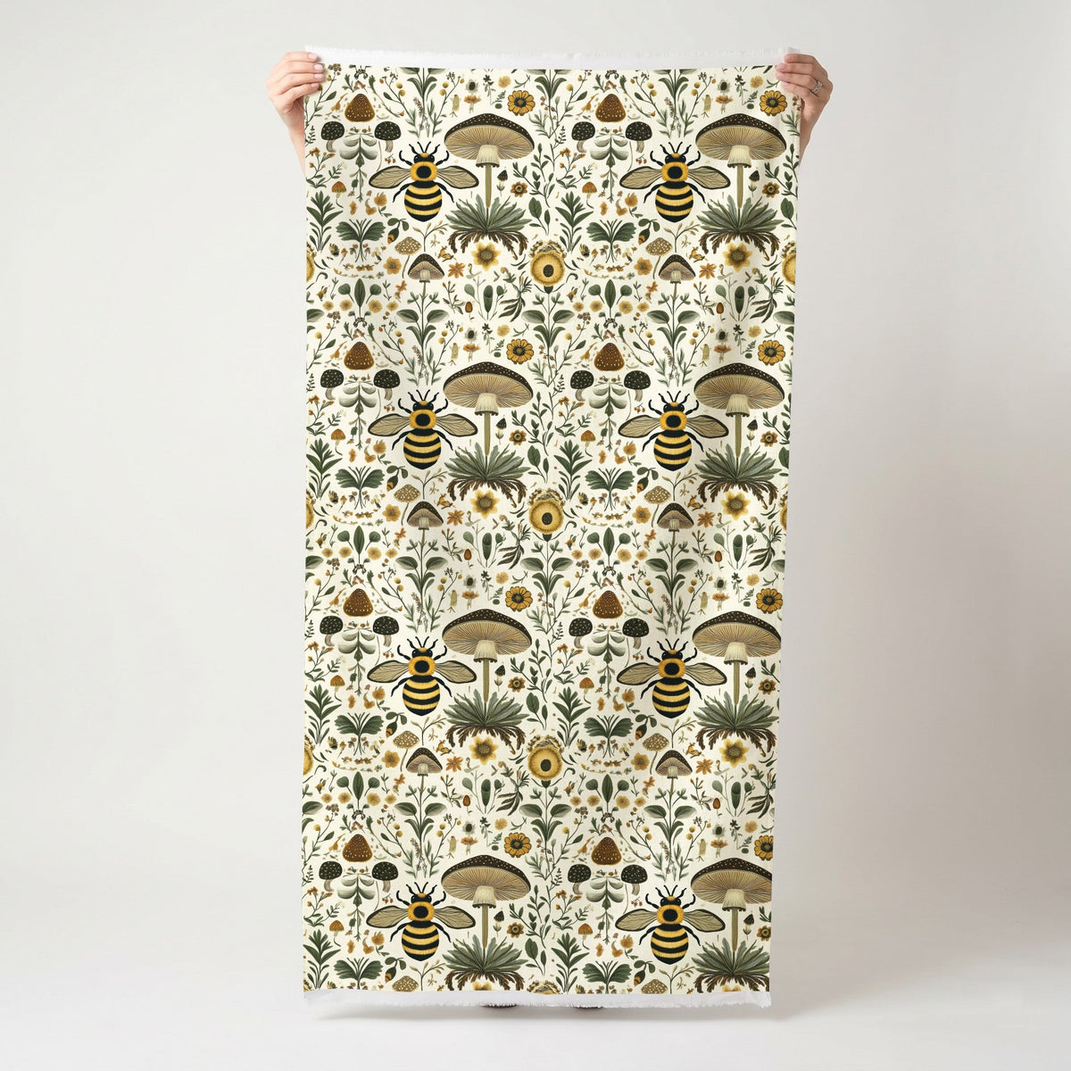 Oleander - Fabric - Painted Paper
