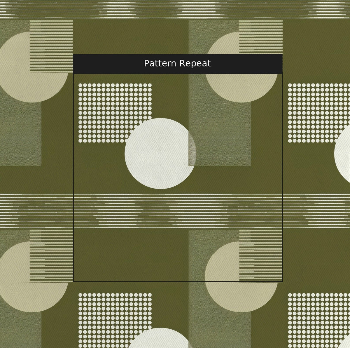 Olive - Fabric - Painted Paper