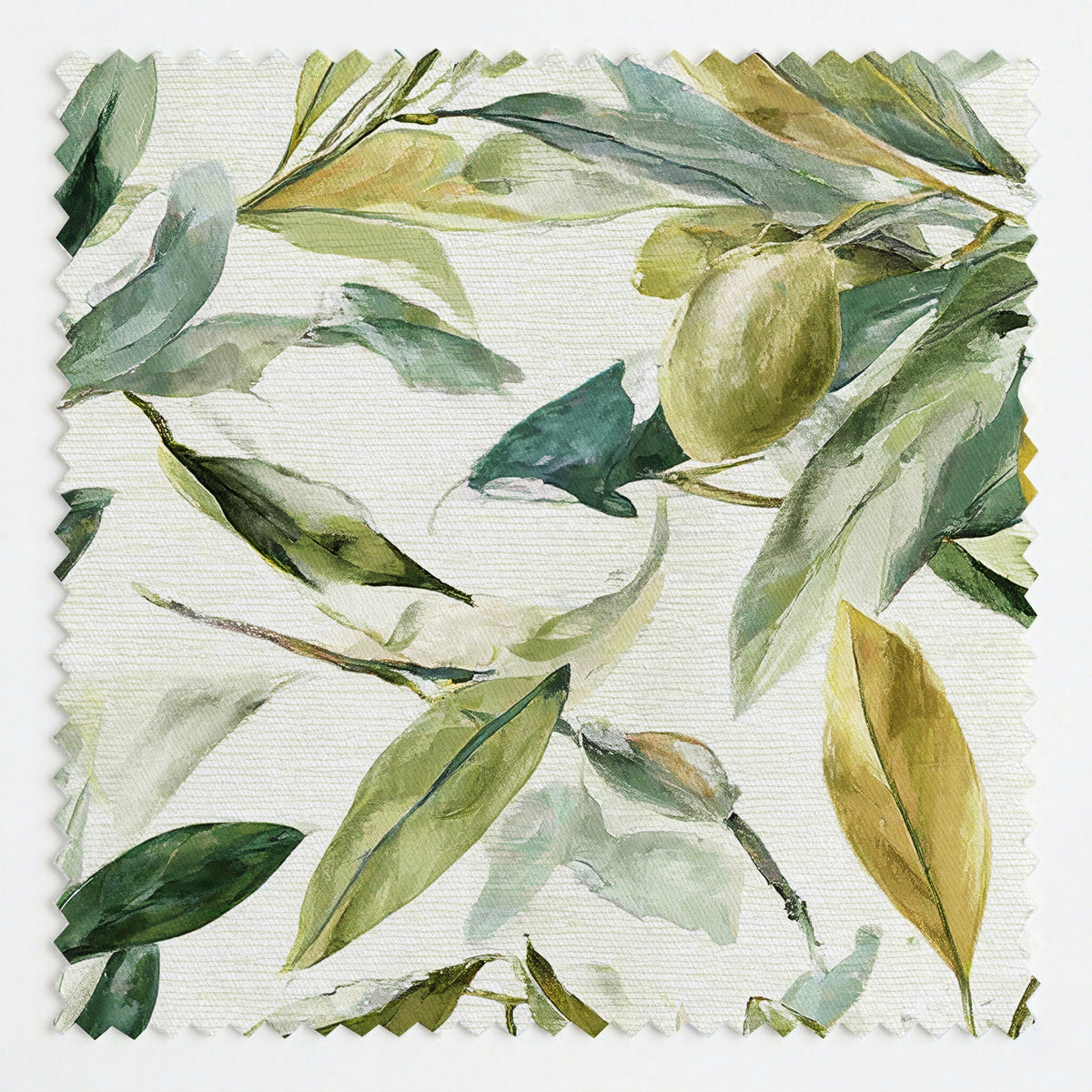 Olive Rustle - Fabric - Painted Paper