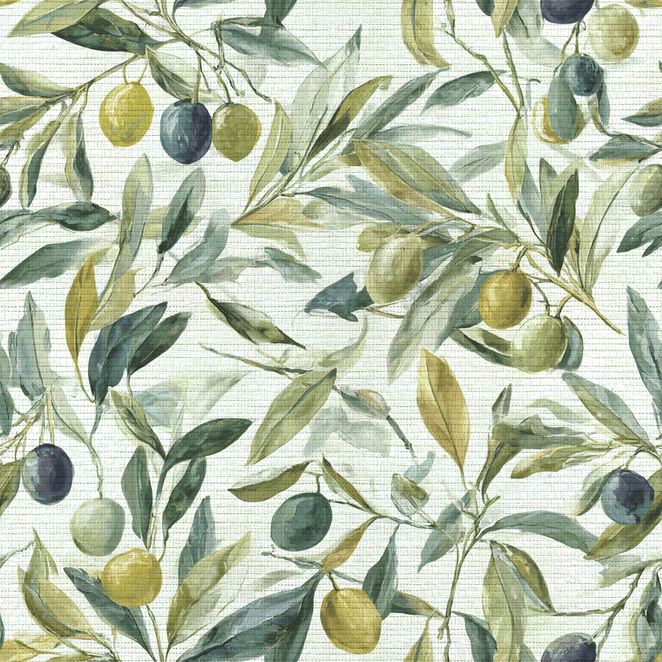Olive Rustle Faux Grasscloth Wallpaper