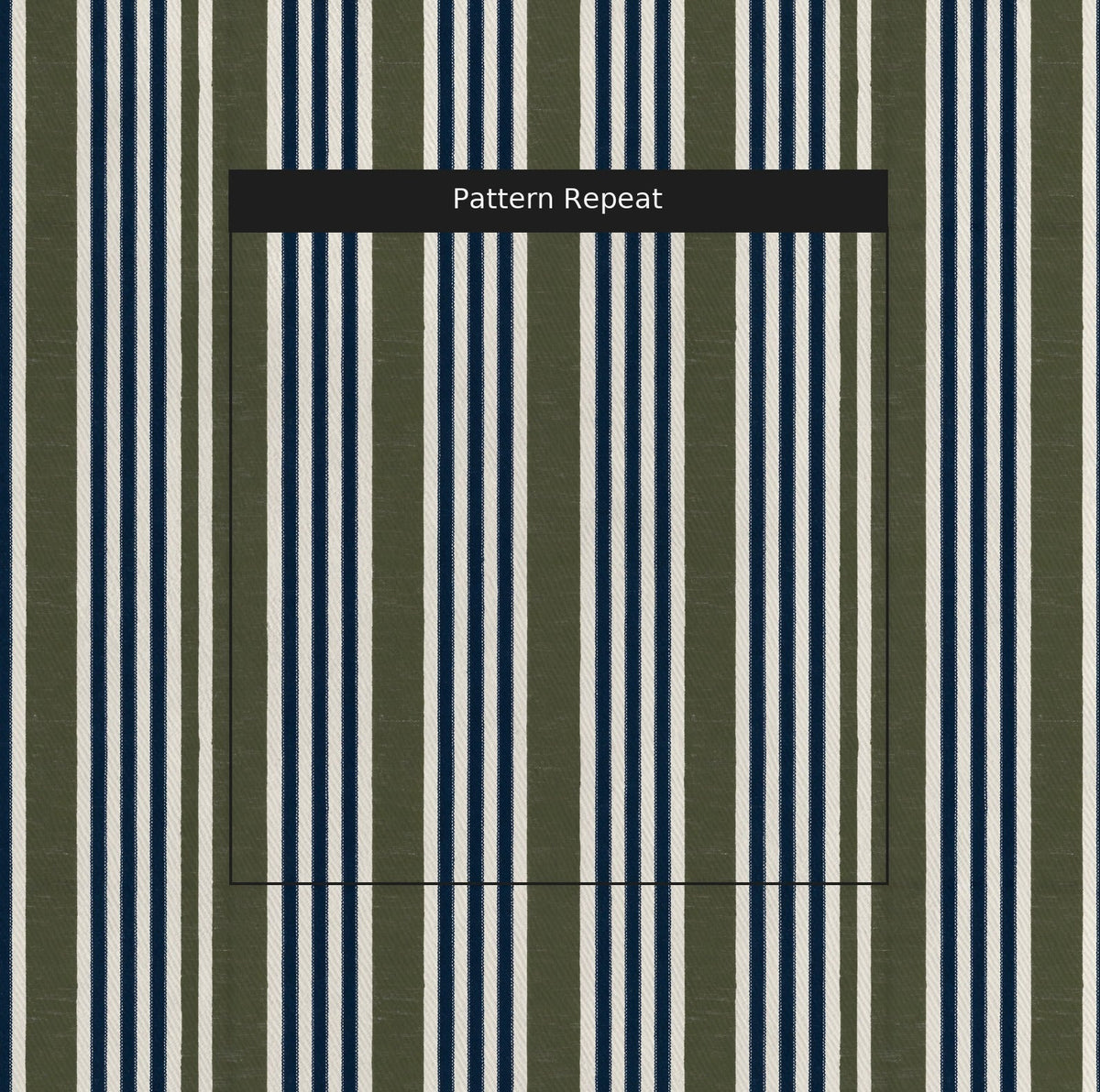 On the Line - Fabric - Painted Paper