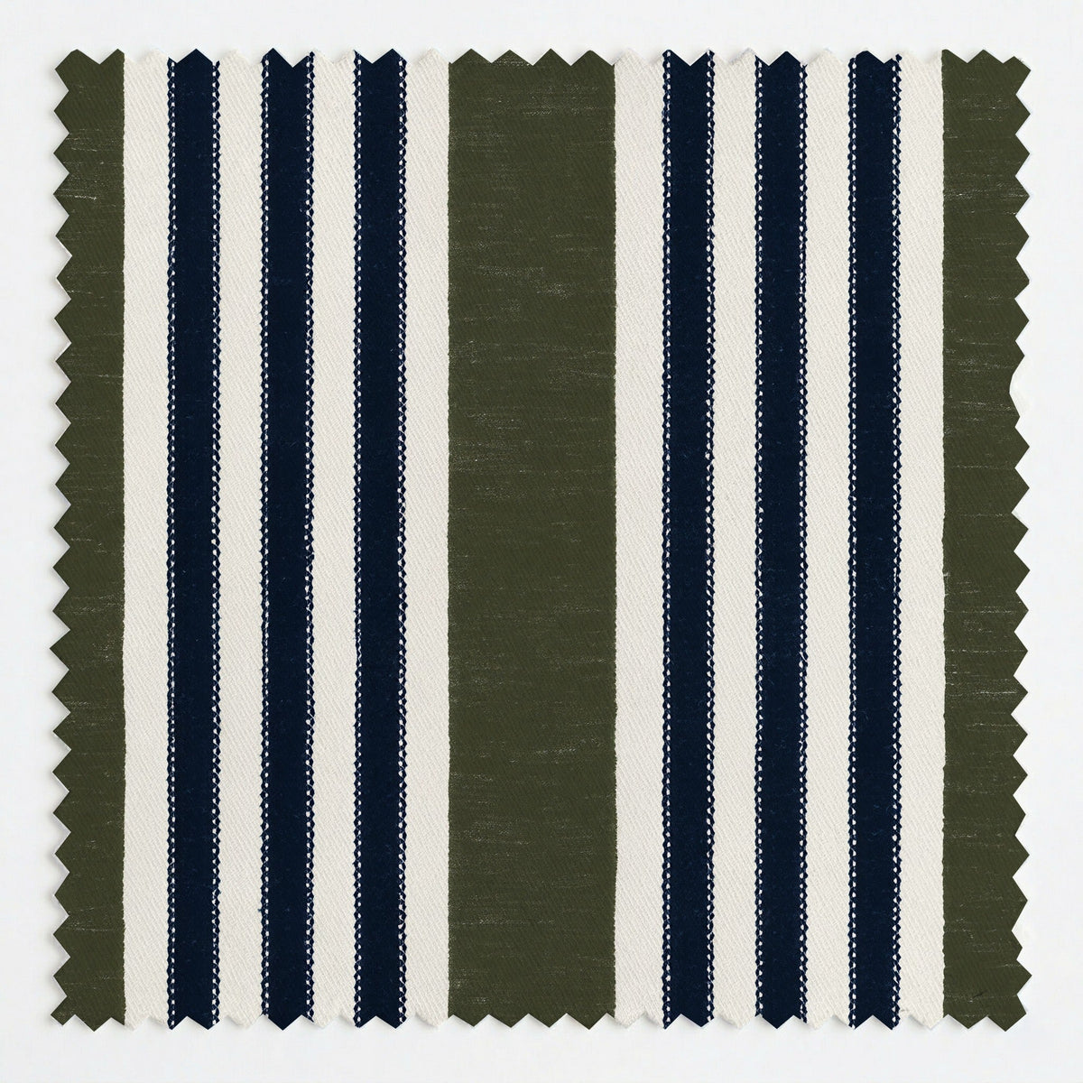 On the Line - Fabric - Painted Paper