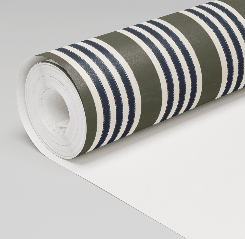 On the Line Wallpaper - Painted Paper