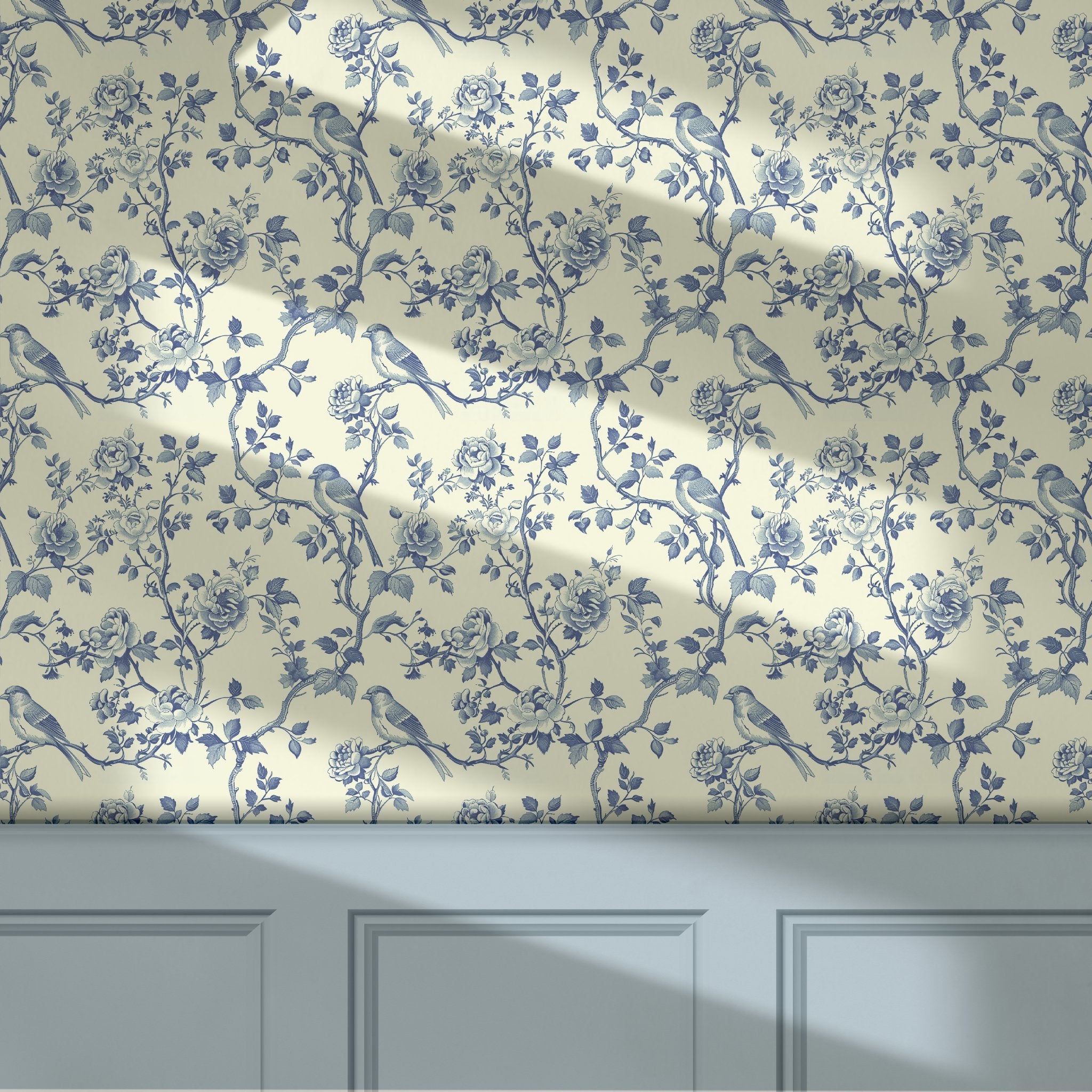 Oona Wallpaper - Painted Paper