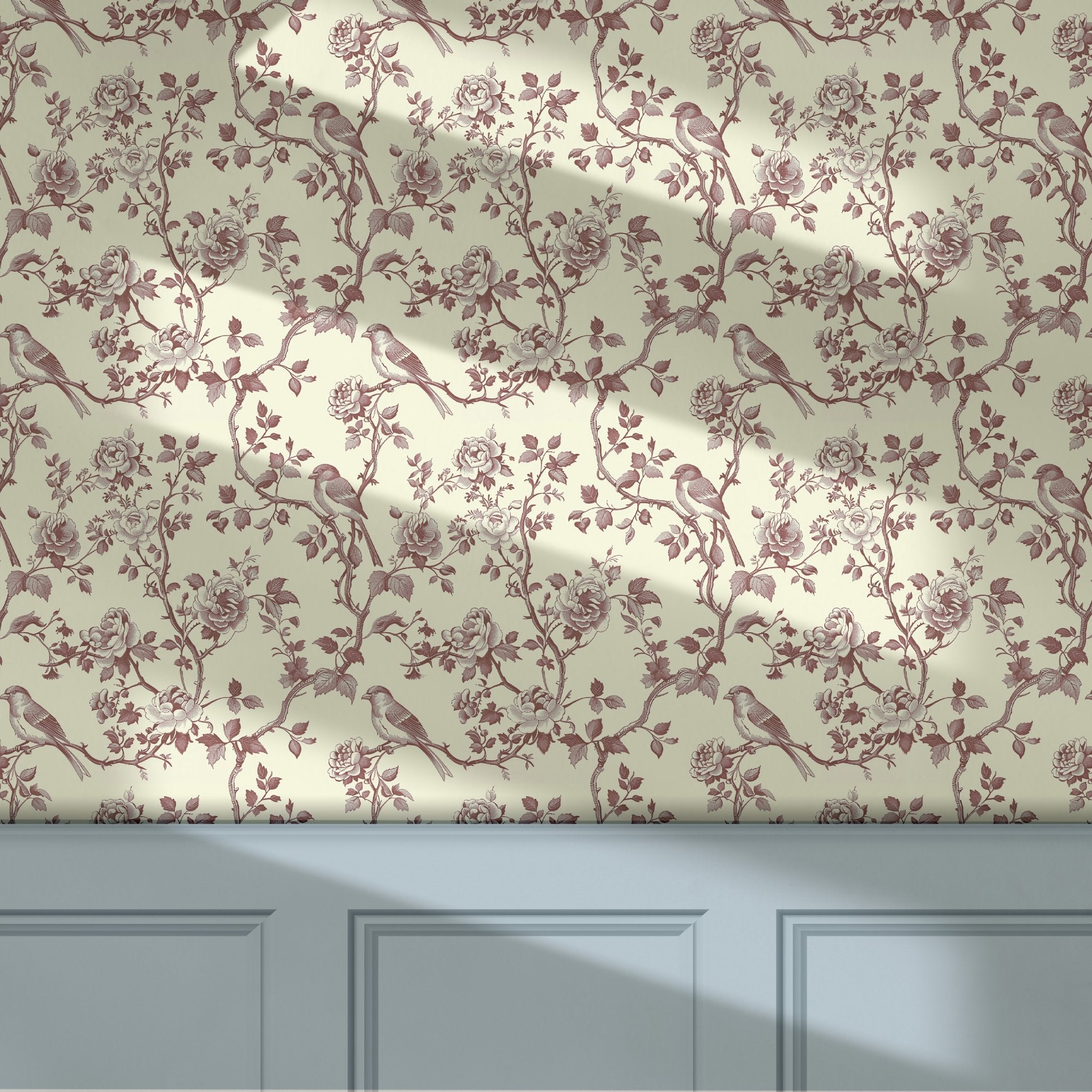 Oona Wallpaper - Painted Paper