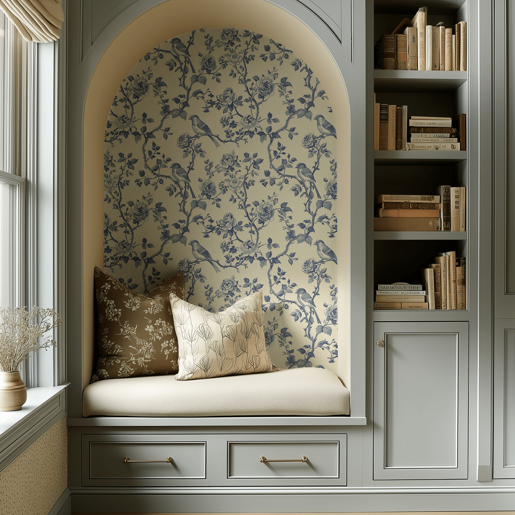 Oona Wallpaper - Painted Paper