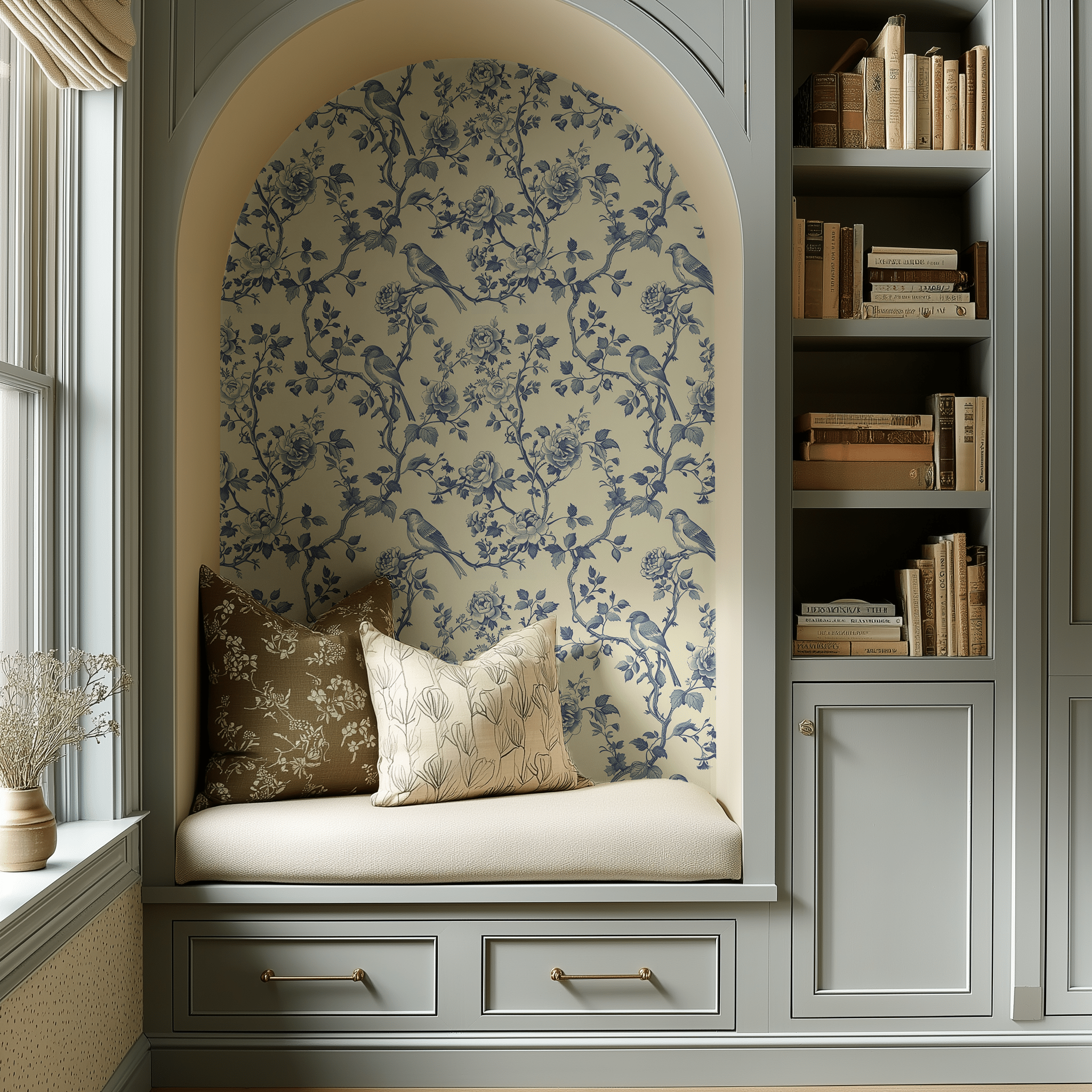 Oona Wallpaper - Painted Paper
