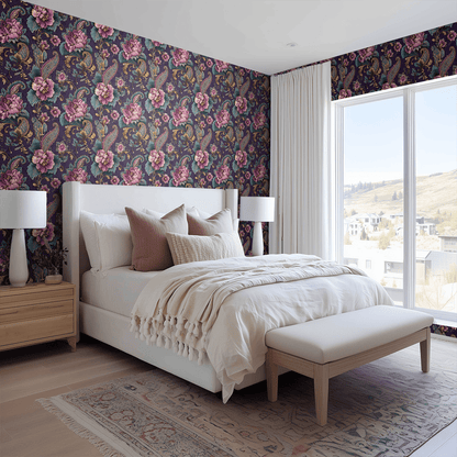 Opal Bloom Wallpaper - Painted Paper