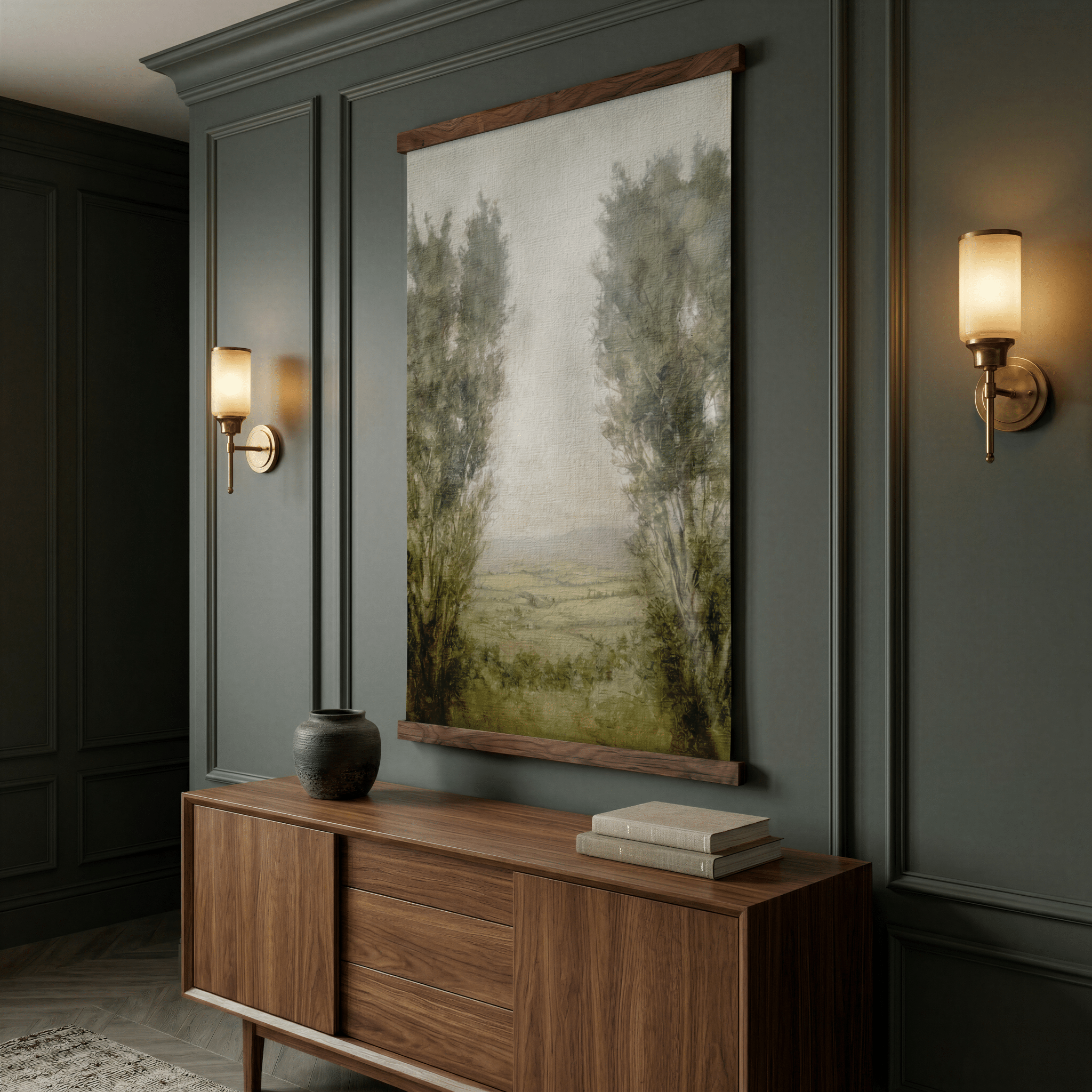 Open Passage - Tapestry - Painted Paper