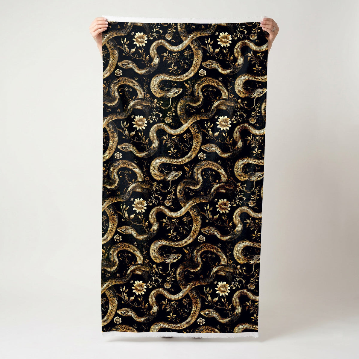 Orla Serpents - Fabric - Painted Paper