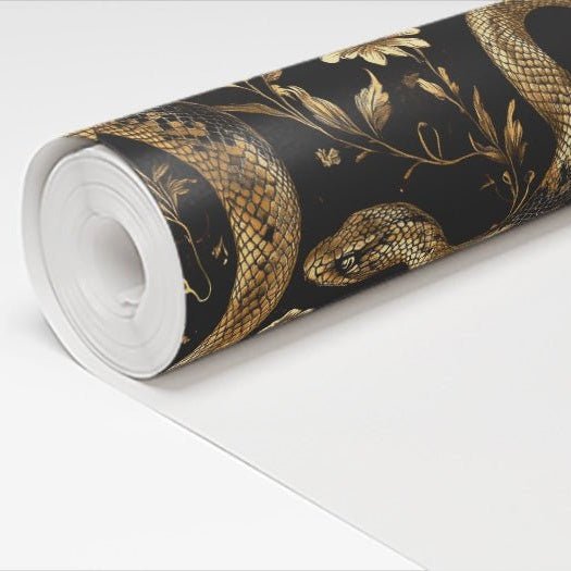 Orla Serpents Wallpaper - Painted Paper