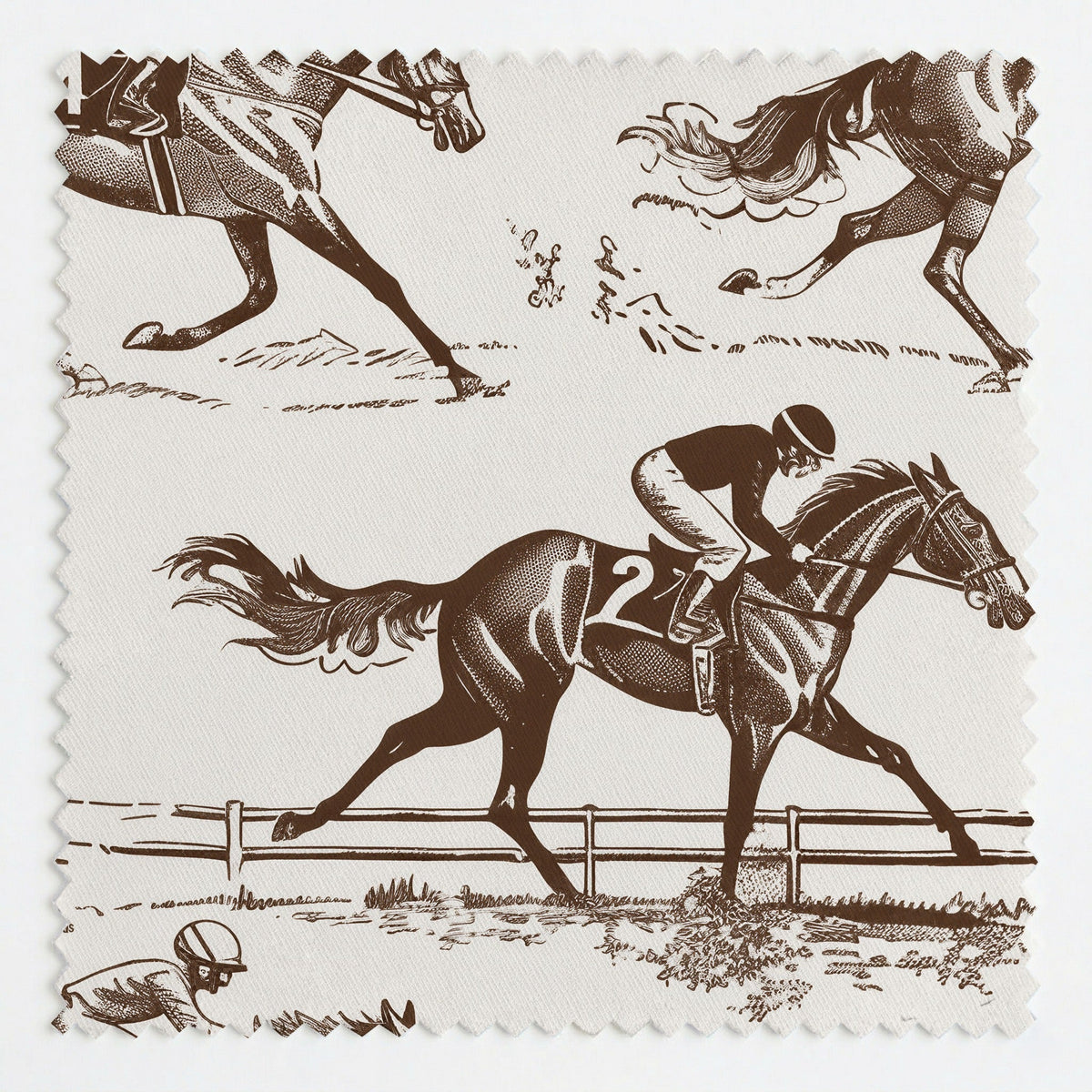 Out For The Crown - Fabric - Painted Paper