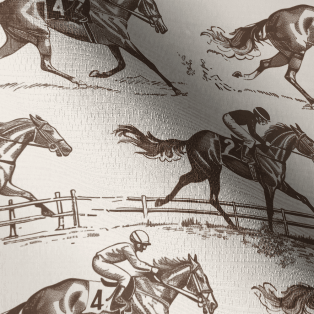 Out For The Crown Faux Grasscloth Wallpaper - Painted Paper