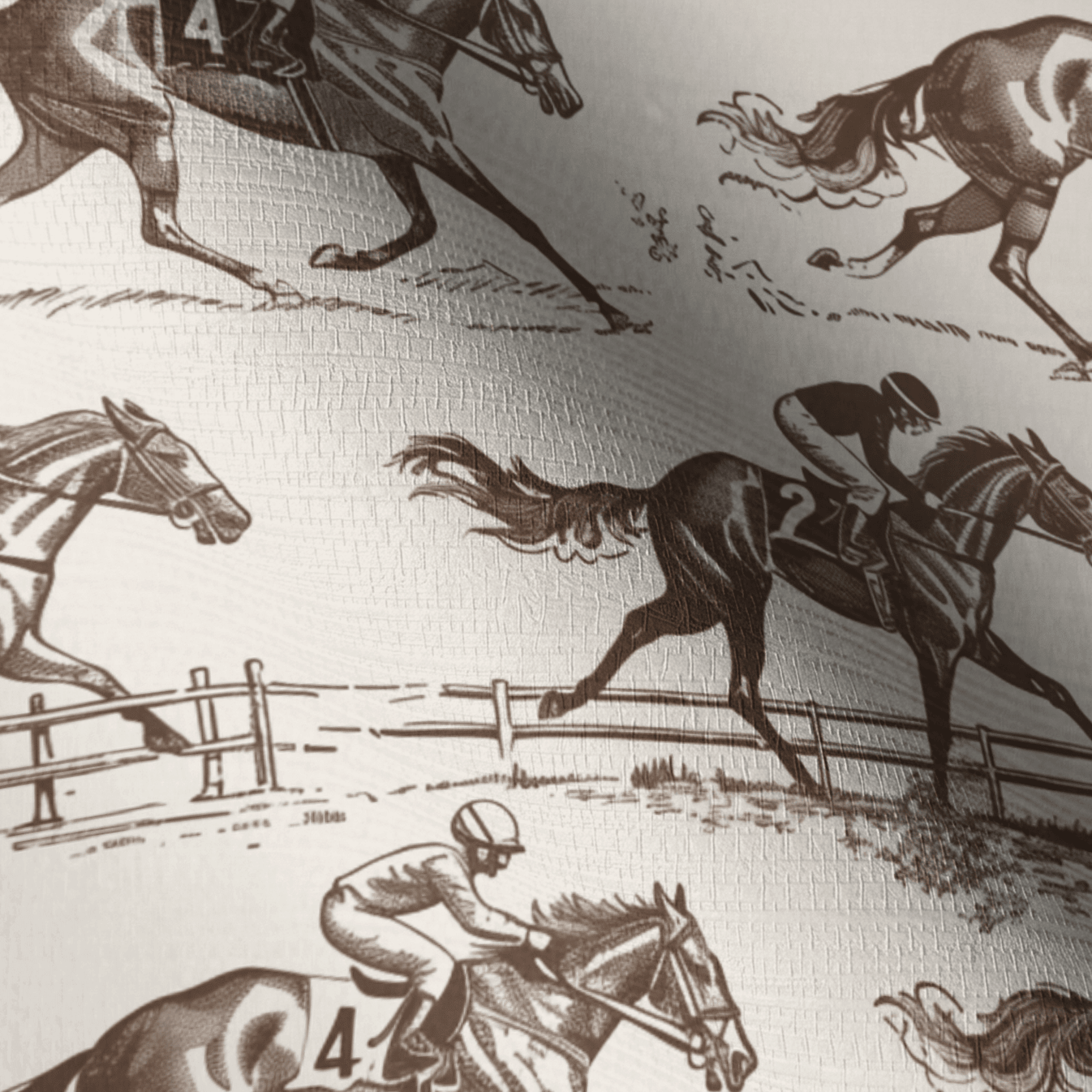 Out For The Crown Faux Grasscloth Wallpaper - Painted Paper