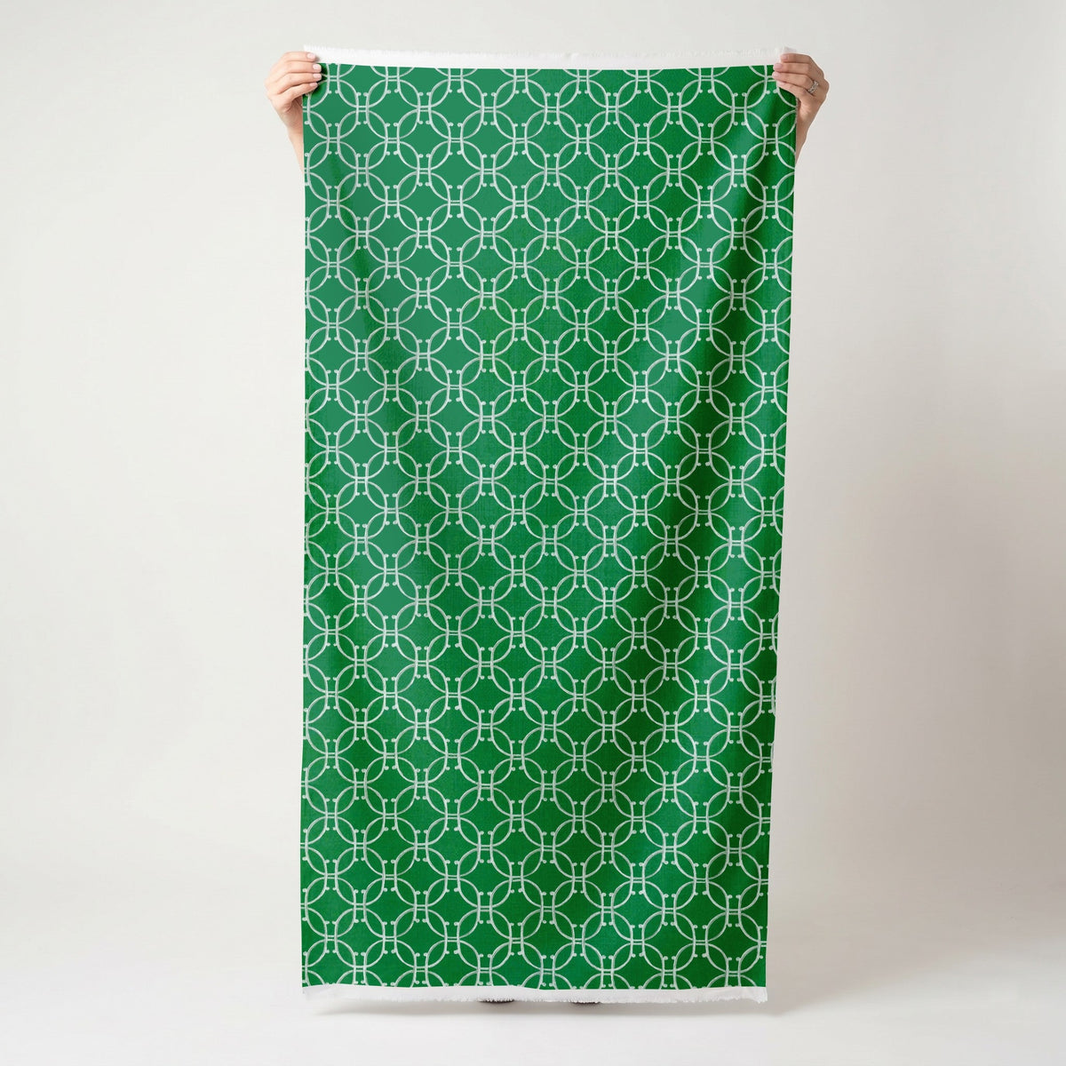 Oval Link - Fabric - Painted Paper