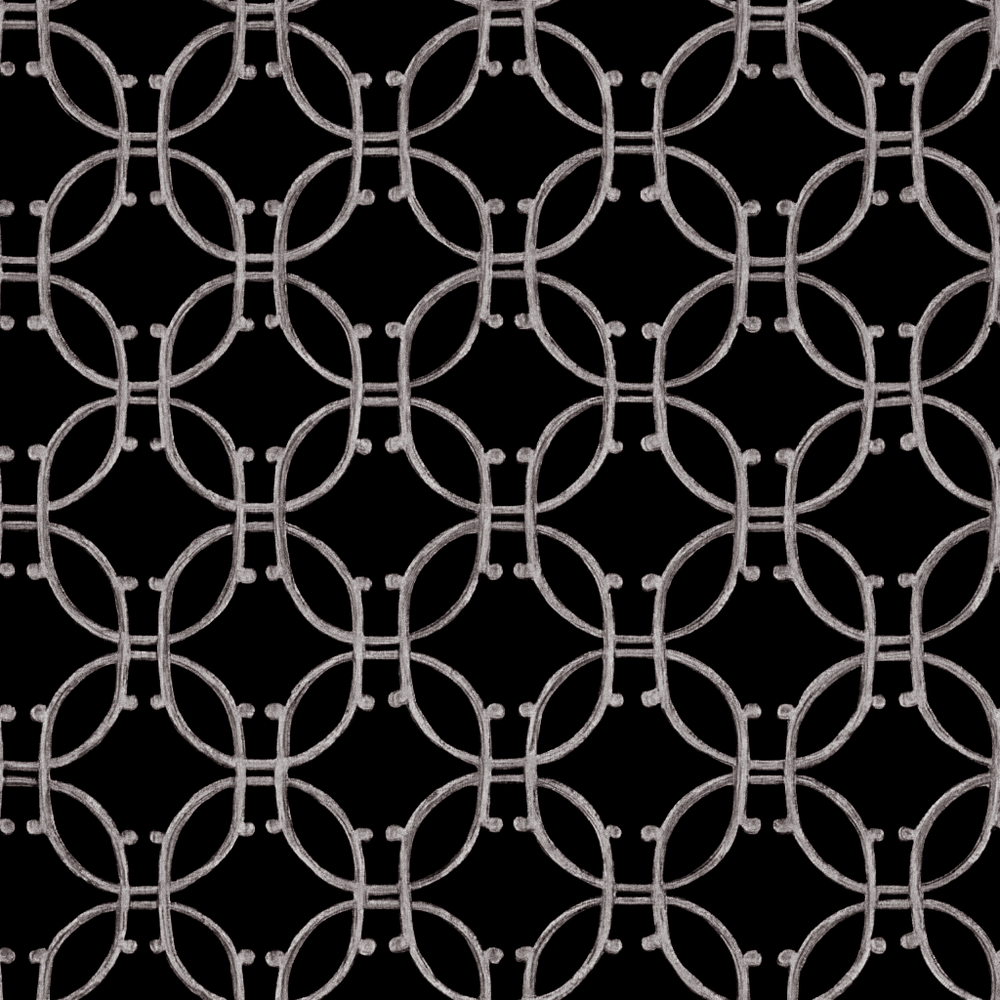 Oval Link Wallpaper - Painted Paper