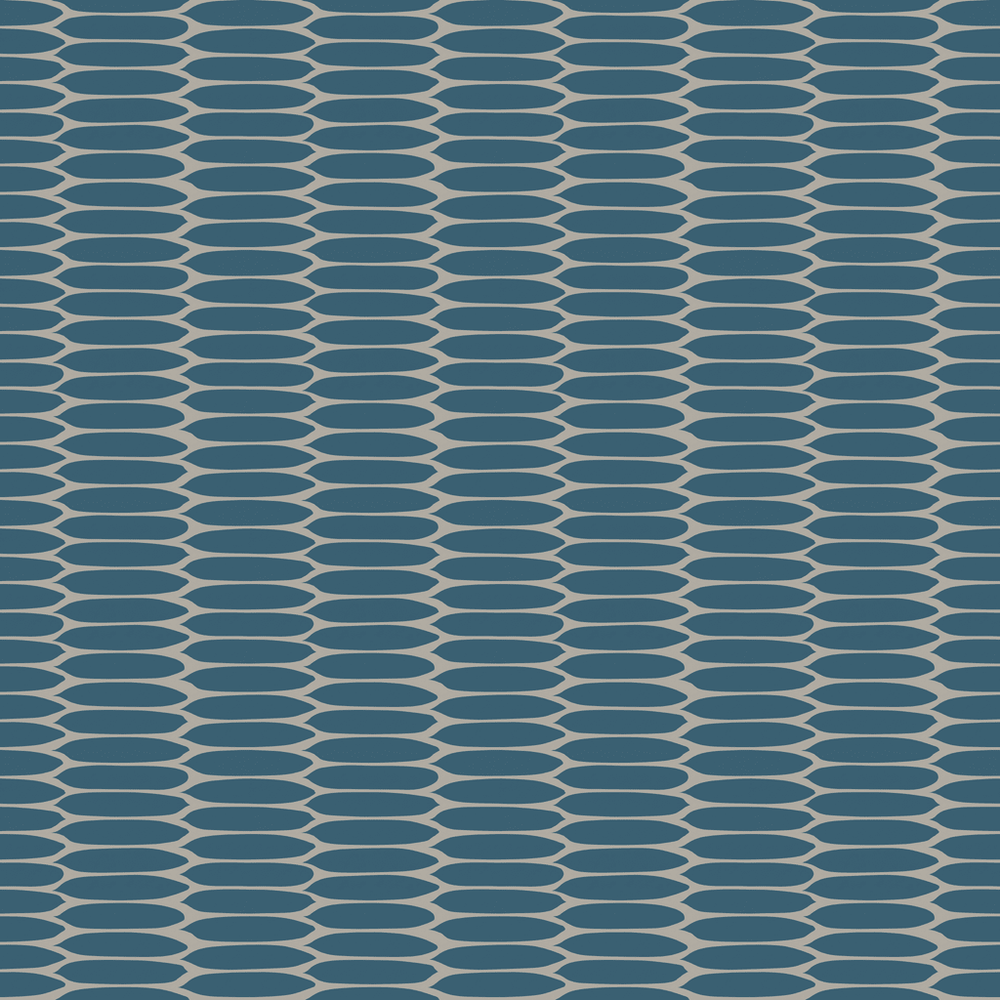 Oval Office - Blue Wallpaper - Painted Paper