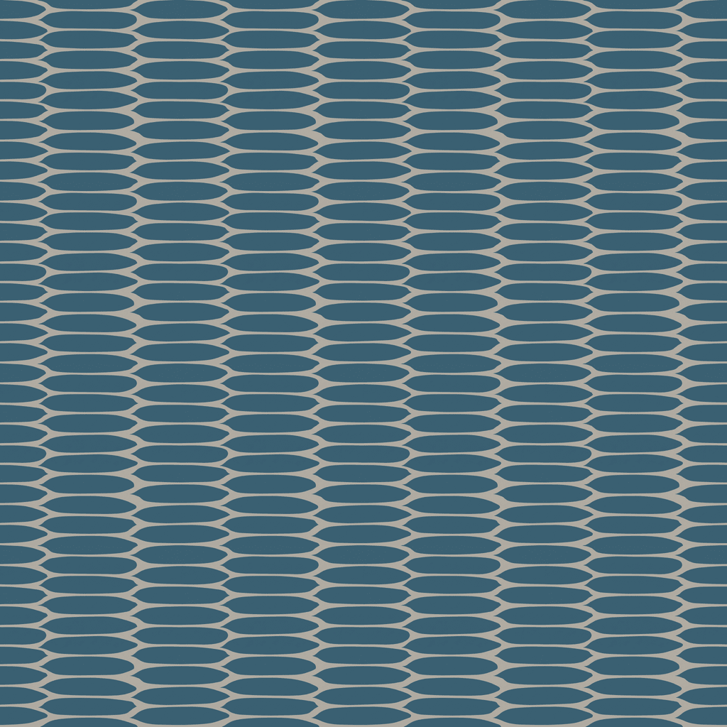 Oval Office - Blue Wallpaper - Painted Paper