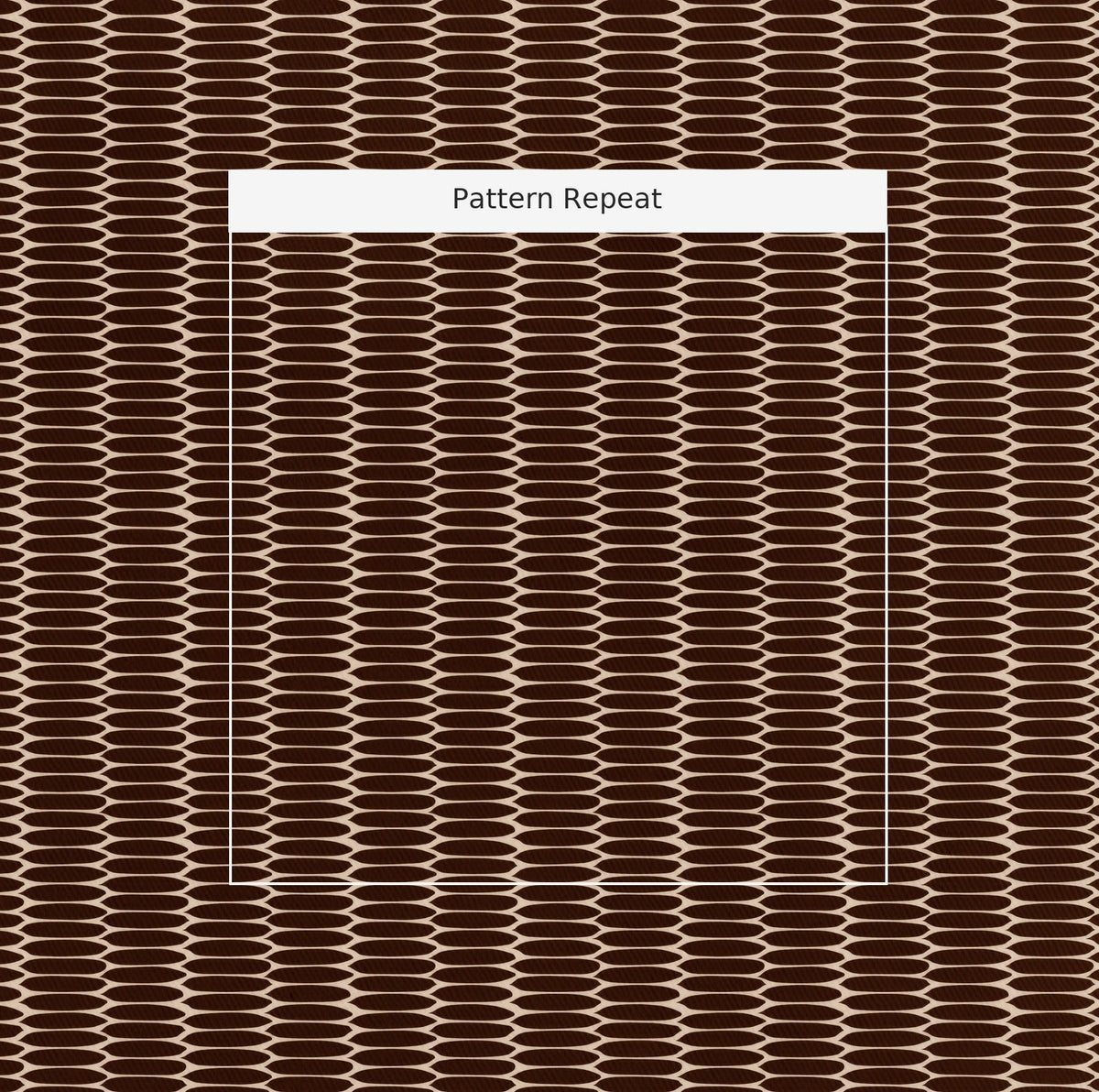 Oval Office - Chocolate - Fabric - Painted Paper