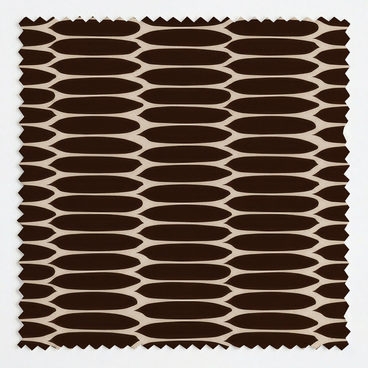 Oval Office - Chocolate - Fabric - Painted Paper