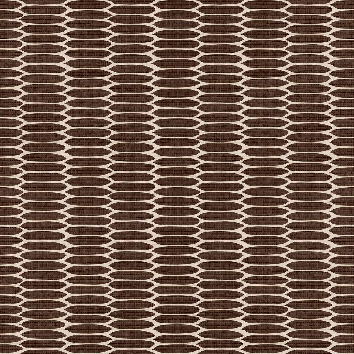 Oval Office - Chocolate Faux Grasscloth Wallpaper - Painted Paper